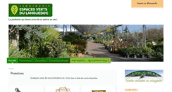 Desktop Screenshot of espaces-verts-du-languedoc.fr