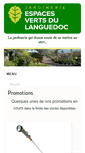 Mobile Screenshot of espaces-verts-du-languedoc.fr
